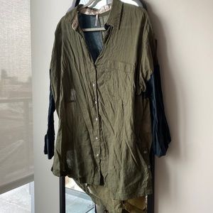 Green long sleeve shirt